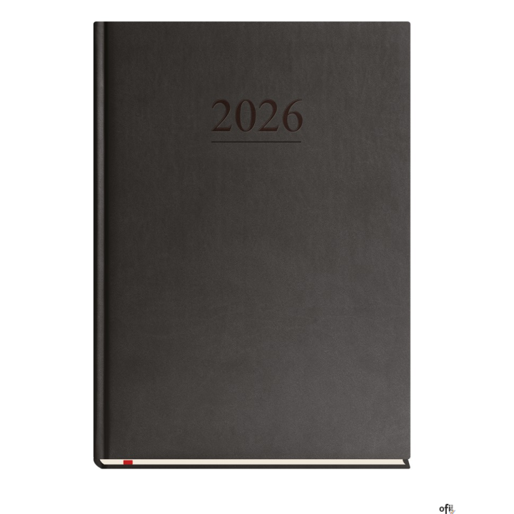 Terminarz Klasyczny B5 2026 - czarny Michalczyk i Prokop T-221V-V kalendarz 1 strona 1 tydzień + strona na notatki