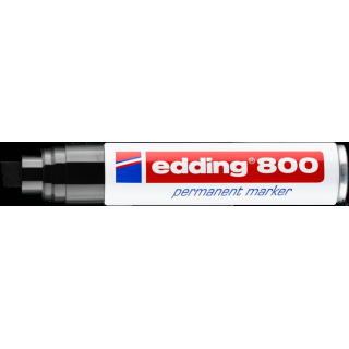Marker E-800 EDDING czarny końcówka ścięta