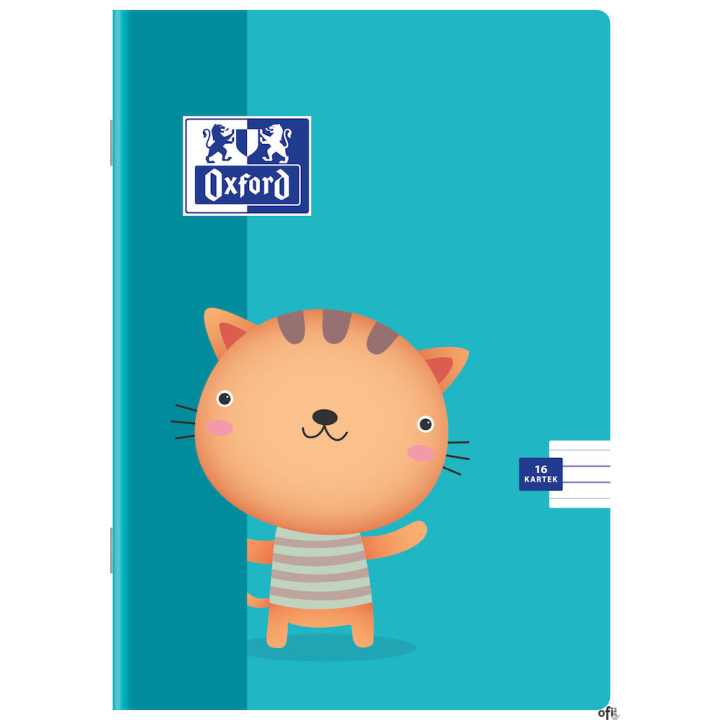 Zeszyt A5 16k, linia podwójna, OXFORD, KIDS 400092585