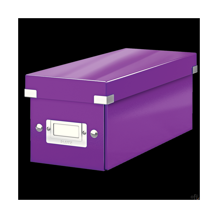 Pudełko na CD LEITZ Click & Store fioletowe 60410062