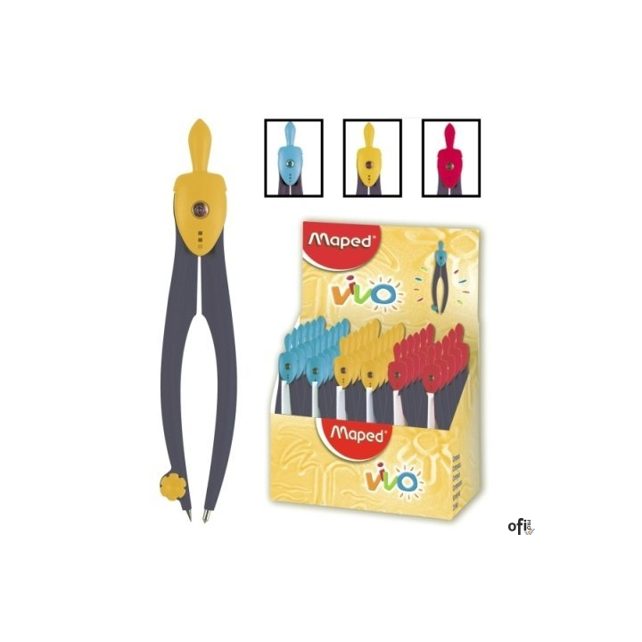 Cyrkiel VIVO plastikowy na grafity 518100 MAPED ESSENTIALS