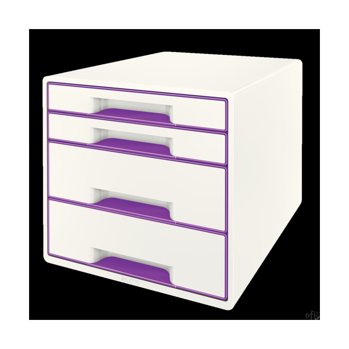 Pojemnik LEITZ WOW 4szu.fioletowy 52132062