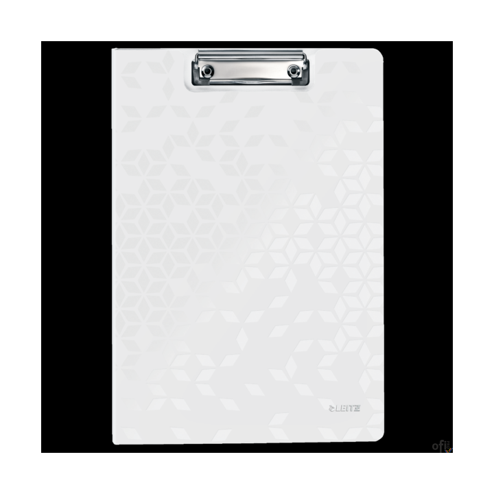 Deska z klipem i okładką Leitz WOW, biała 41990001