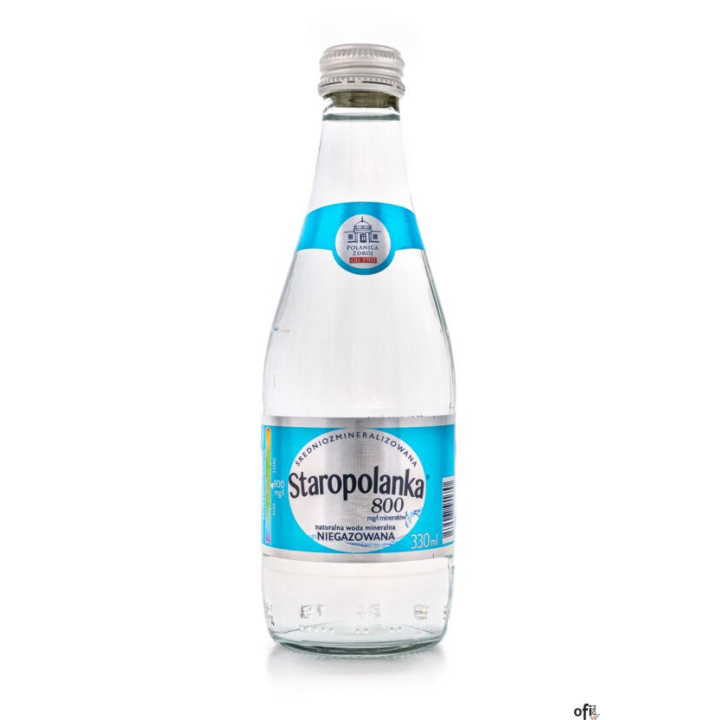 Woda STAROPOLANKA 330ml niegazowana szkło zgrzewka 12szt.