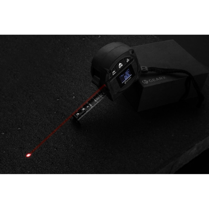 Miara 5m, dalmierz laserowy 30m Gear X