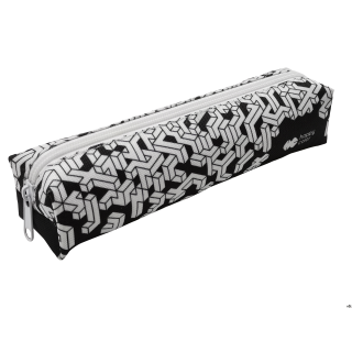 Piórnik saszetka mały prostokątny z 1 zamkiem, JUST 3, Happy Color HA 2212 4510-JU3