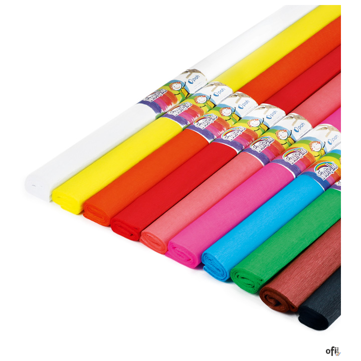 Bibuła marszczona krótka, zestaw 1, 10 szt. FIORELLO 170-2300