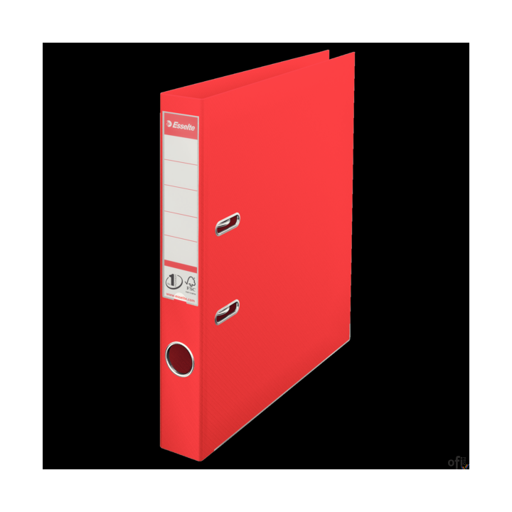 Segregator A4/50mm z mechanizmem czerwony VIVIDA 624072 ESSELTE No.1