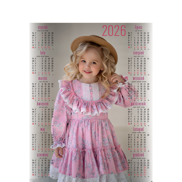 Kalendarz Plakatowy B-1, P17 - DZIECKO 2026