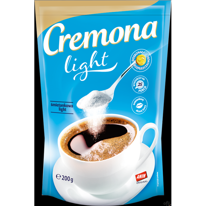 Śmietanka do kawy CREMONA LIGHT w proszku 200g