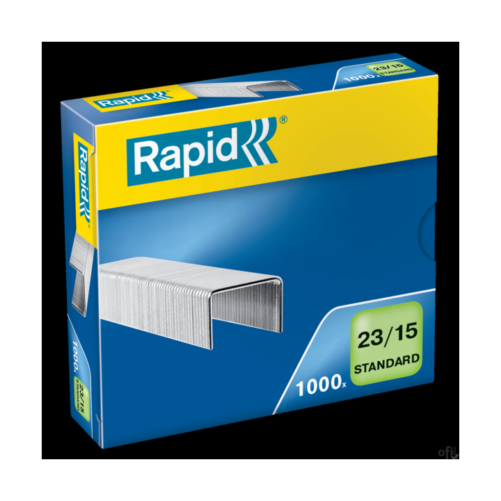 Zszywki Rapid Standard 23/15 1M, 1000 szt. Rapid 24869600
