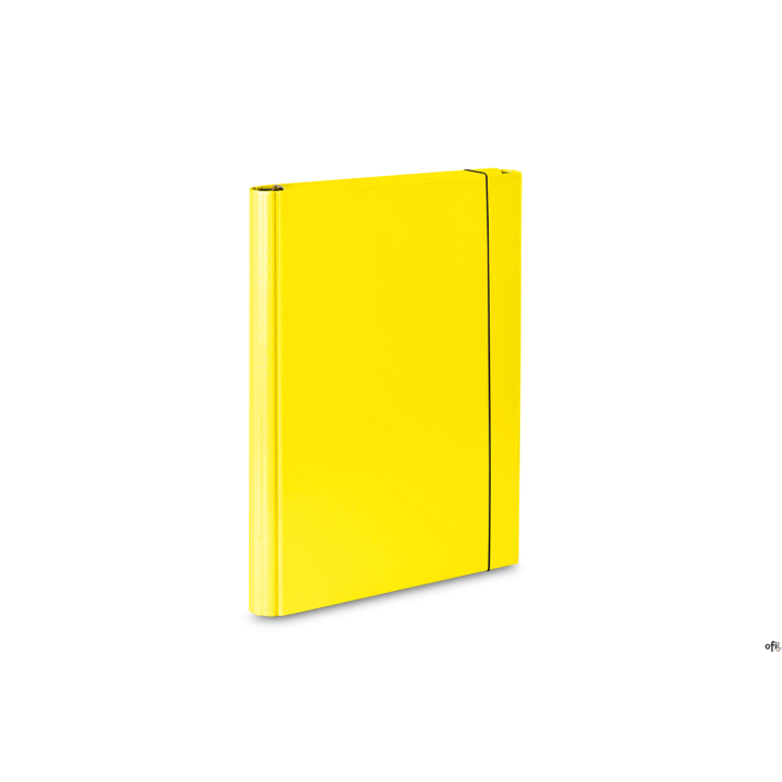 Teczka skrzydłowa z gumką CARIBIC 4cm żółta VAUPE, 339/28