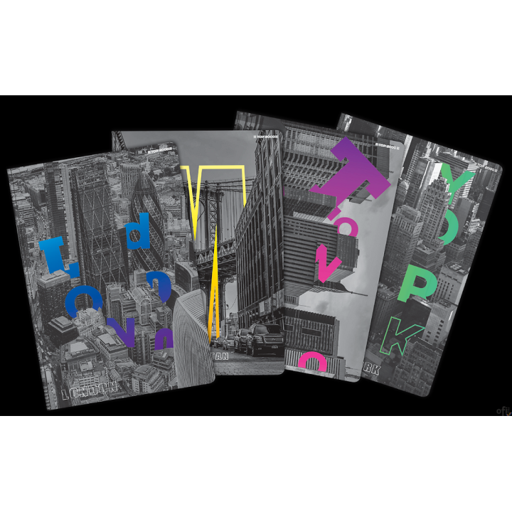 Brulion miękka oprawa TOP CITY SZY A5 96K 70G kratka 400169512 Top 2000