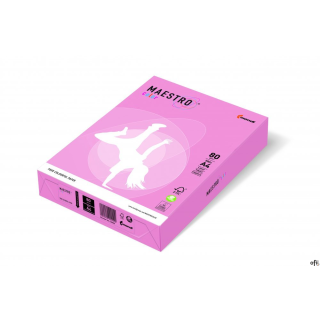 Papier xero MAESTRO COLOR A4 80g PI25 różowy