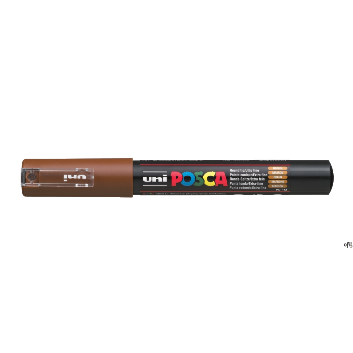 Marker z tuszem pigmentowym PC-1M brązowy POSCA UNPC1M/DBR