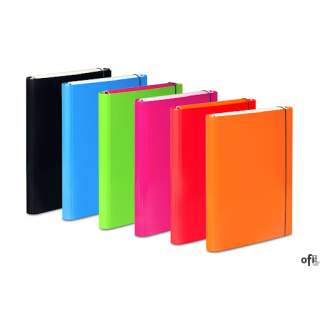 Teczka skrzydłowa z gumką DUO COLOURS VAUPE, DUO/360/00 mix kolorów