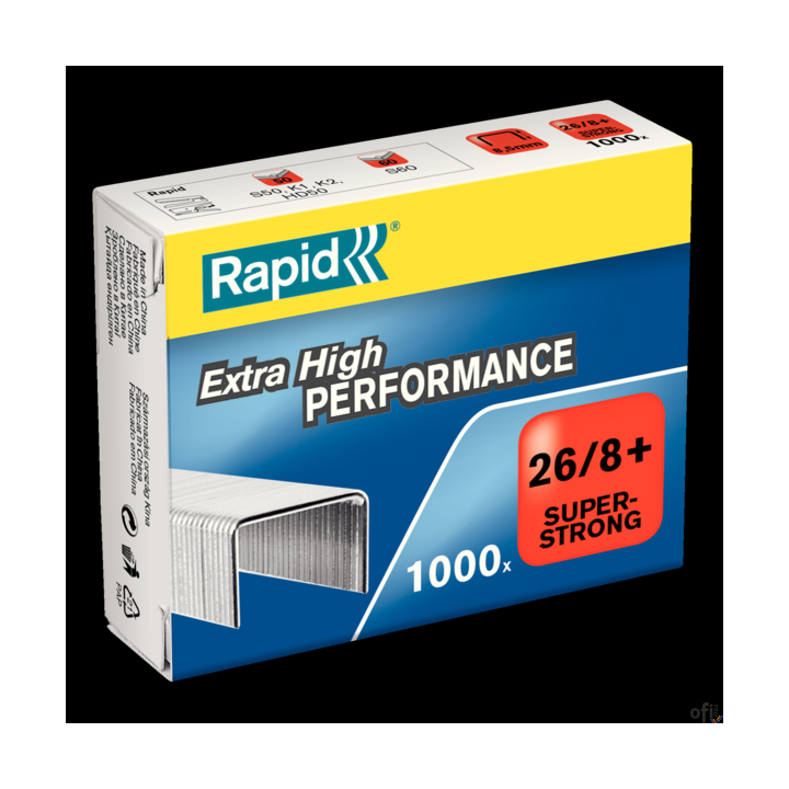 Zszywki Rapid Super Strong 26/8+ 1M 1000 szt. 24861600