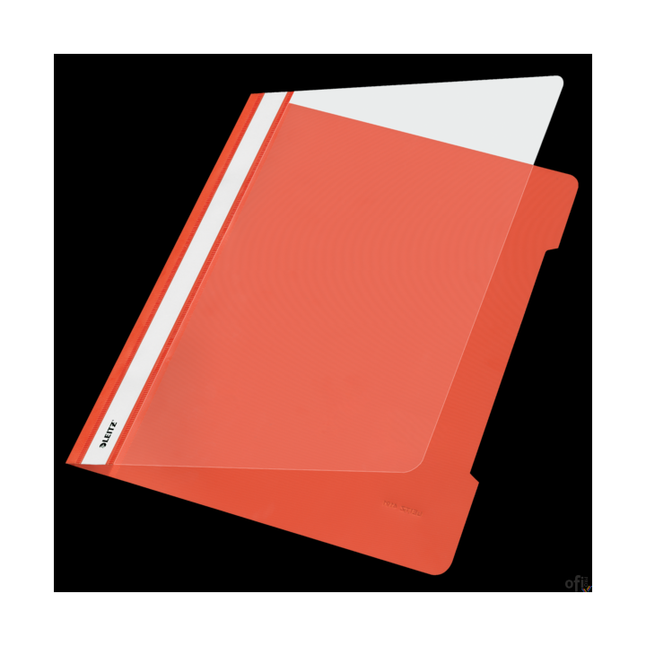 Skoroszyt sztywny A4 Leitz, ciemnoczerwony opakowanie 25 szt. 41910025