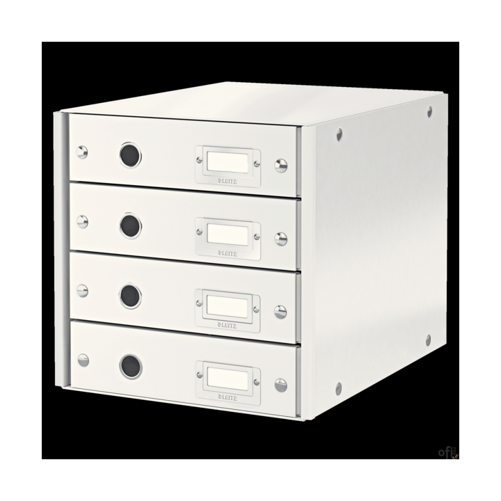 Pojemnik z 4 szufladami LEITZ C&S biały 60490001