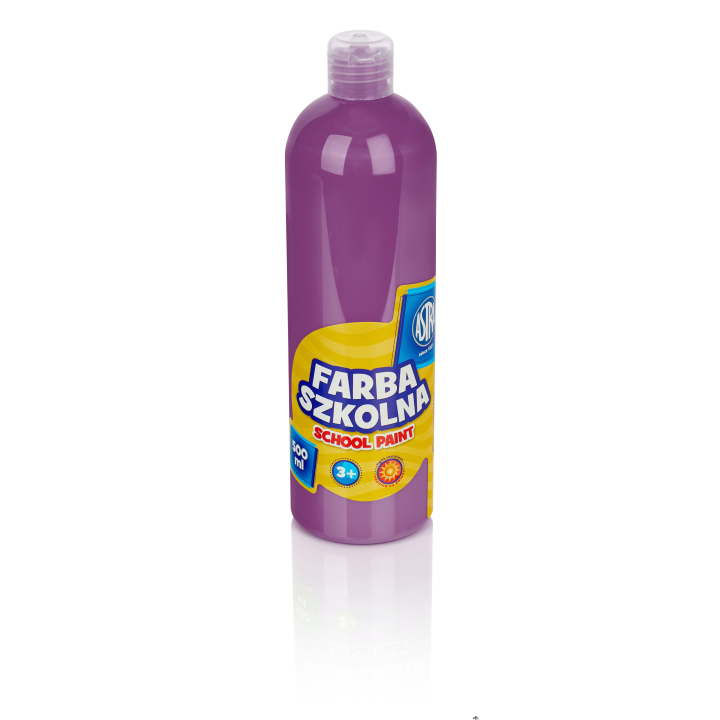 Farba szkolna Astra 500 ml - śliwkowa, 301112012
