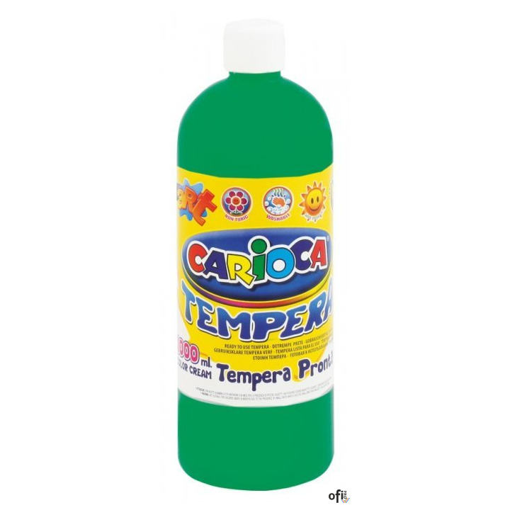Farba tempera 1000 ml, zielony CARIOCA 170-1450/170-2645