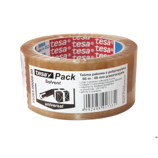 Taśma pakowa TESAPACK STANDARD SOLVENT 66mx48 transparent 55263-00000-00TS