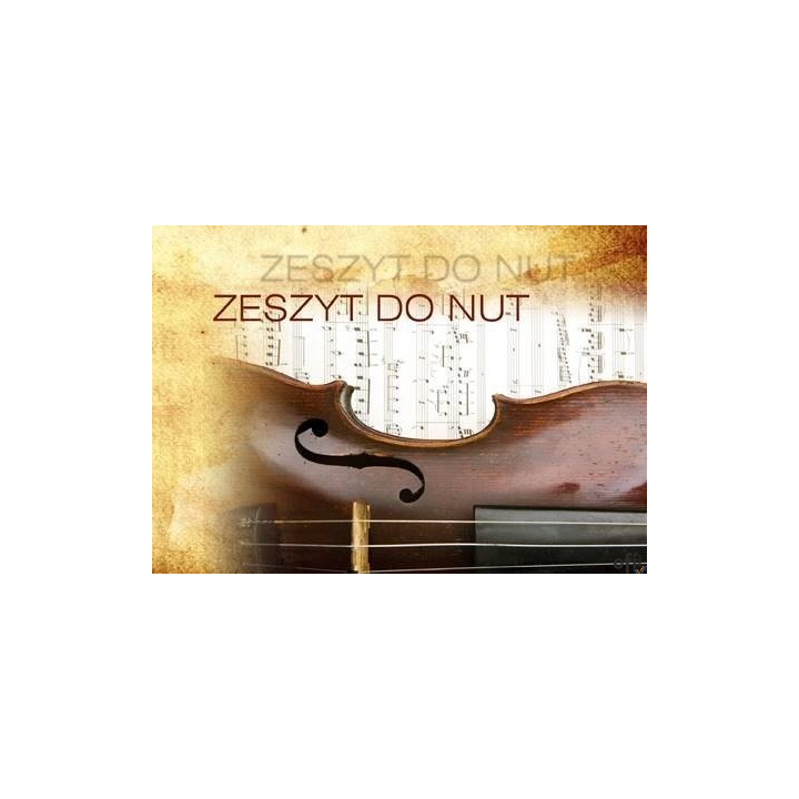 Zeszyt do nut A5 16k KRESKA