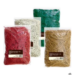 Gumki recepturki 60 mm, średnica 60 mm GRAND 130-1043 1kg 1,5x1,5mm