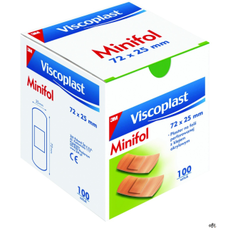 Plastry VISCOPLAST MINIFOL 72x25mm, 100szt.