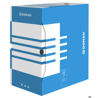 Pudło archiwizacyjne A4/155 DONAU  niebieskie 7663301FSC-10