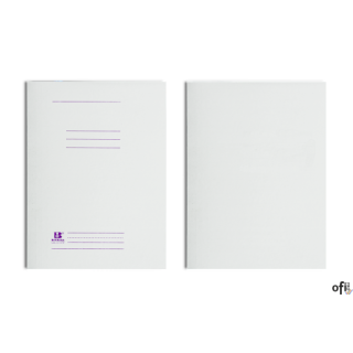 Skoroszyt z listwą A4, 400 g/m2 (50) BARBARA 0820013