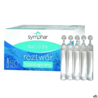 Sól fizjologiczna NaCL 0.9% 50 amp. x 5ml