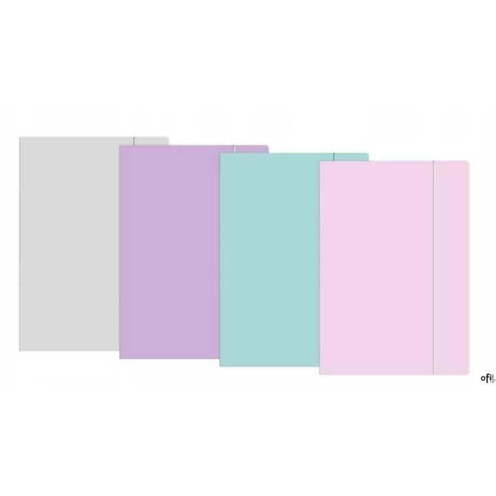 Teczka z gumką A4+ PASTEL INTERDRUK