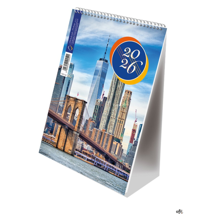 Kalendarz ze spiralką A5 - pionowy 2026 Michalczyk i Prokop T-101-3-24