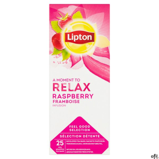 Herbata LIPTON CLASSIC RELAX RASPBERRY/malina (25 kopert fol.)