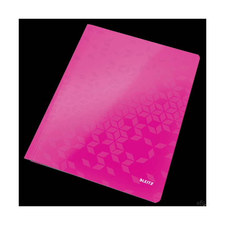 Skoroszyt kartonowy LEITZ różowy WOW 30010023