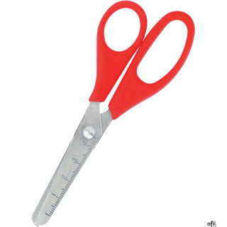 Nożyczki szkolne GR-1507 / Y51036, mix kolorów, z linijką 13cm GRAND 130-1664