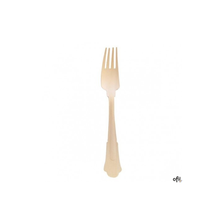 Widelec drewniany 100 szt. 16,5 cm 39012