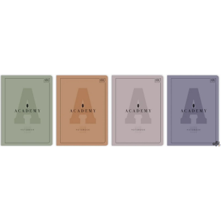 Zeszyt A4 60k. kratka M 90g ACADEMY INTERDRUK