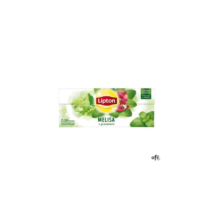 Herbata LIPTON MELISA Z GRANATEM 20t ziołowa