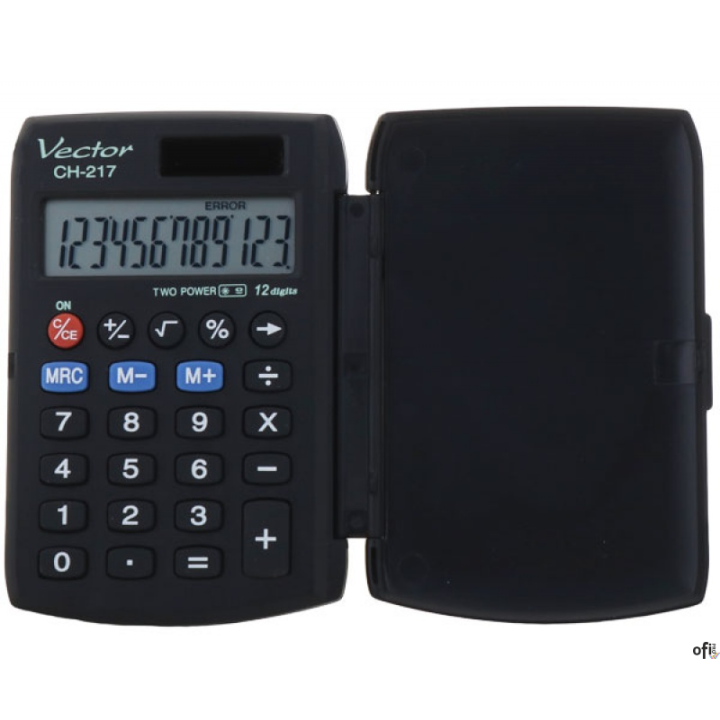 Kalkulator VECTOR CH-217 kiesz 12p