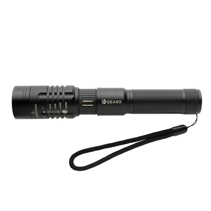 Latarka Gear X, ładowana przez USB