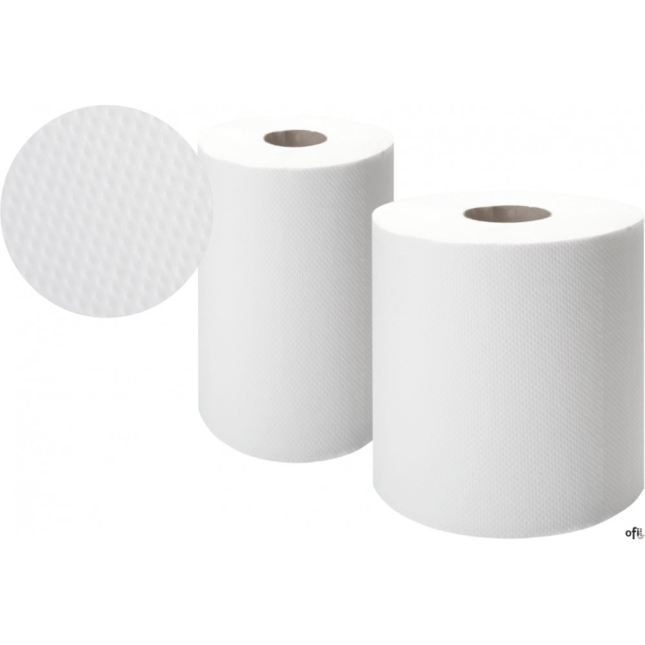 Ręcznik w roli PROFESSIONAL 60/2 (12 rolek) 60m 2warstwy celuloza biały ELLIS 3070