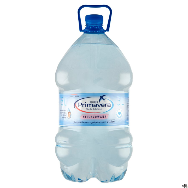 Woda PRIMAVERA 5L niegazowana PET