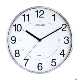 Zegar UNILUX ARIA 28,5cm metaliczny szary 400094280