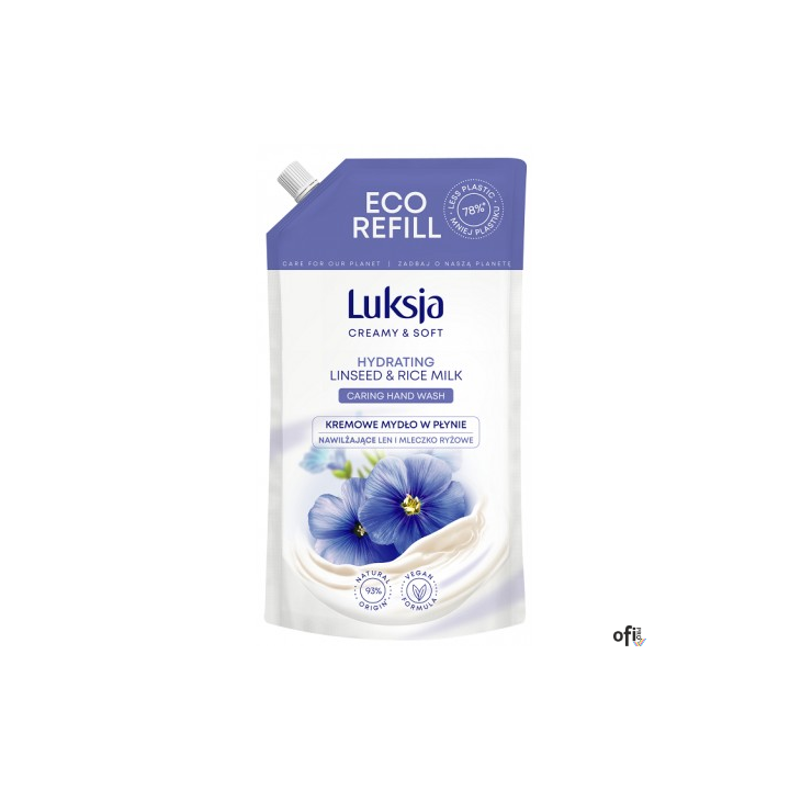 LUKSJA Mydło zapas 400ml LINSEED 49152