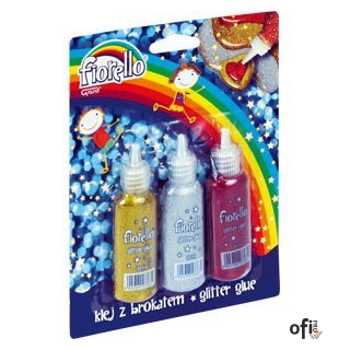 Klej brokatowy FIORELLO GR-BK20 3 kolory x20ml 170-2230
