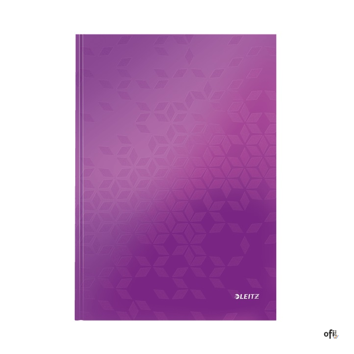 Brulion w kratkę A4 LEITZ WOW fioletowy 46261062