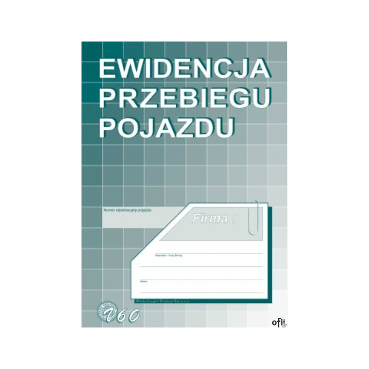 V-60 Ewidencja przebiegu pojazdu MICHALCZYK&PROKOP