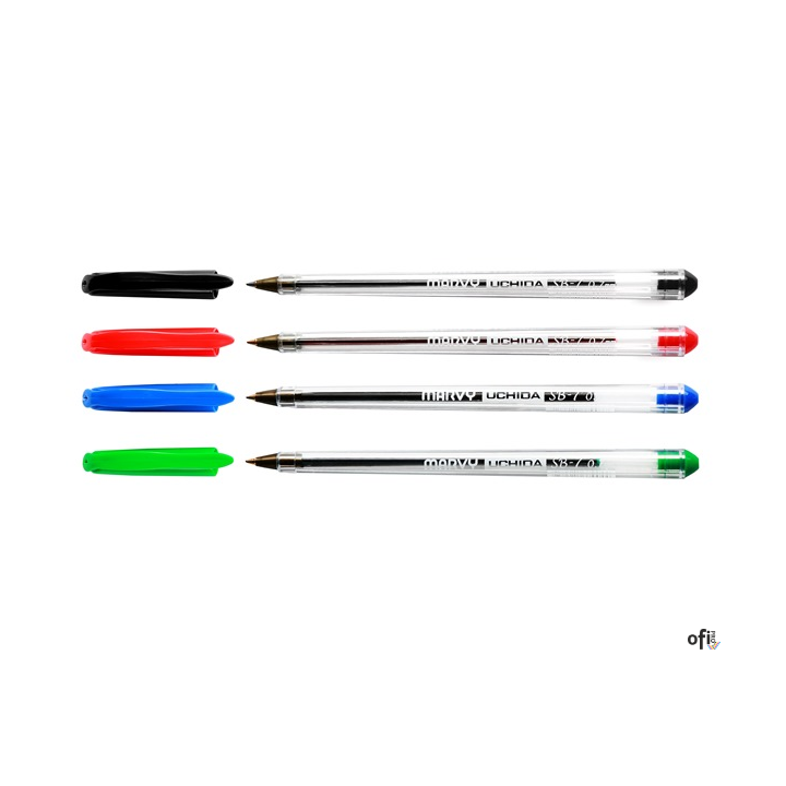 Długopis UCHIDA SB-7 czarny LEVIATAN 204736